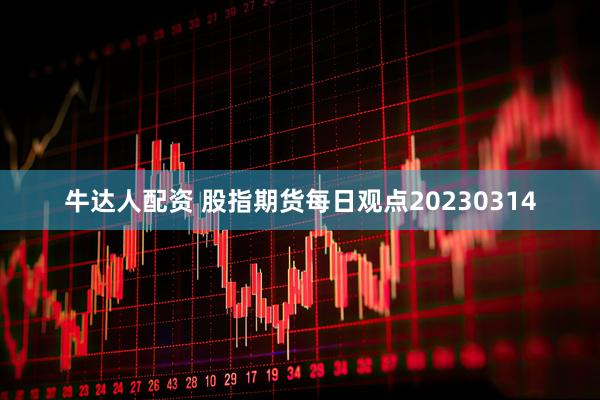 牛达人配资 股指期货每日观点20230314