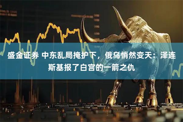 盛金证券 中东乱局掩护下，俄乌悄然变天：泽连斯基报了白宫的一箭之仇