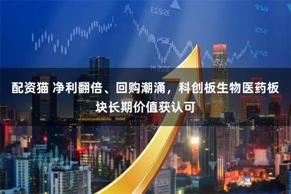 配资猫 净利翻倍、回购潮涌，科创板生物医药板块长期价值获认可
